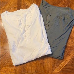 Set of 2 Jcrew Short Sleeve Henleys
